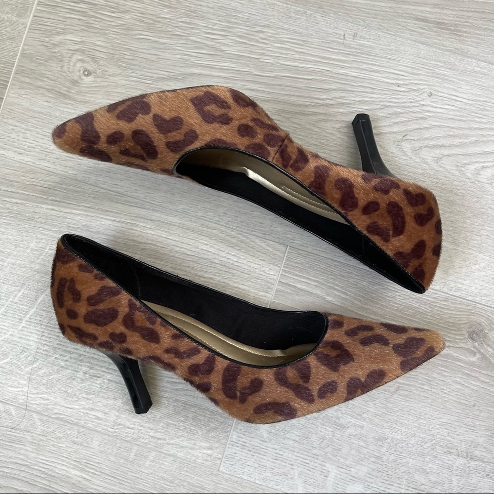 Comfort Plus by predictions heels shoes | animal print| size 10
